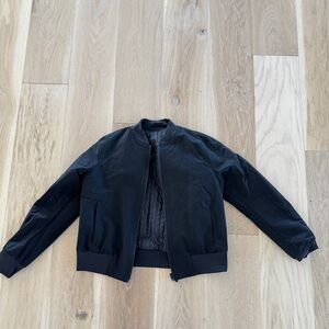 Lululemon Reversible Black Bomber Jacket